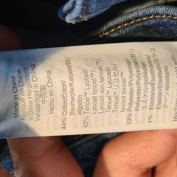 Madewell 10"‎ High-Rise Skinny Jeans in Dark Wash Sz 26 - Picture 6 of 7